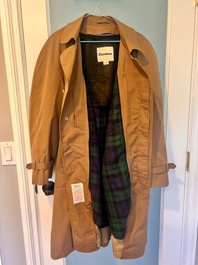 Vintage Sears Raincoat Removable Liner Men's 42 Short